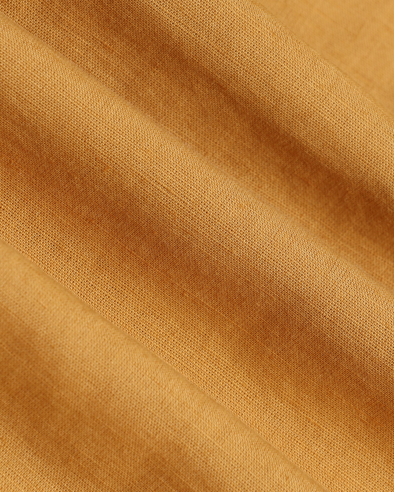Yellow Linen Solid Shirt - Salmon - Image 6