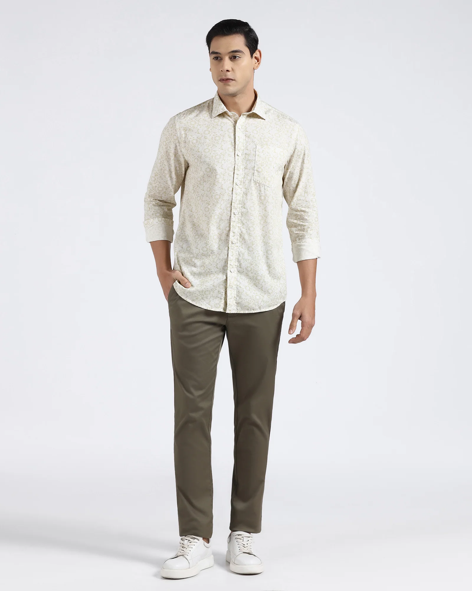Yellow Printed Shirt - Frilo - Image 3
