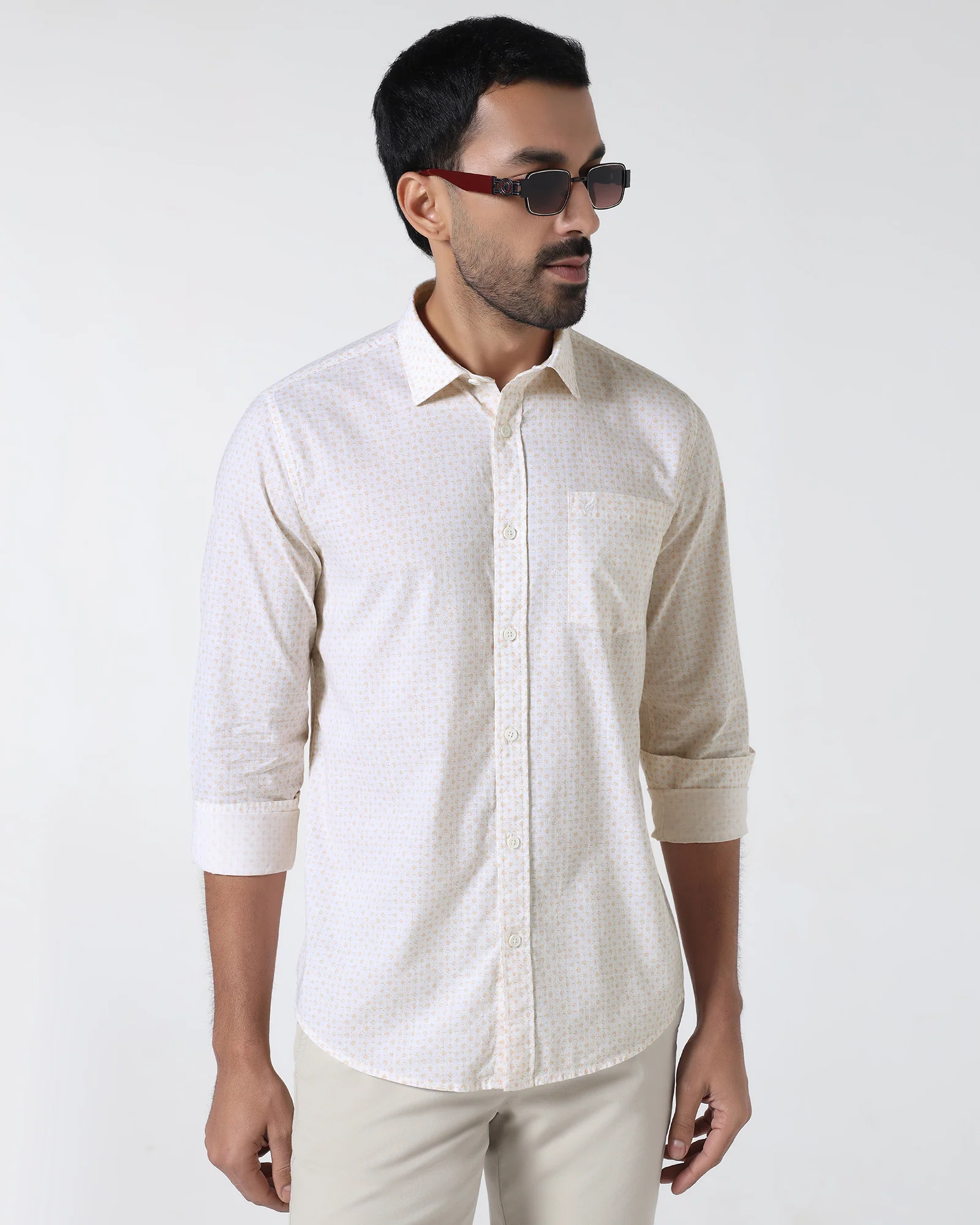 Yellow Printed Shirt - Harlad - Image 7