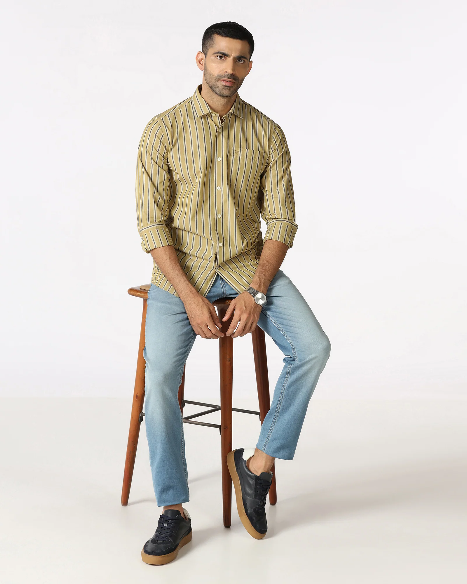 Yellow Stripe Shirt - Florian - Image 7